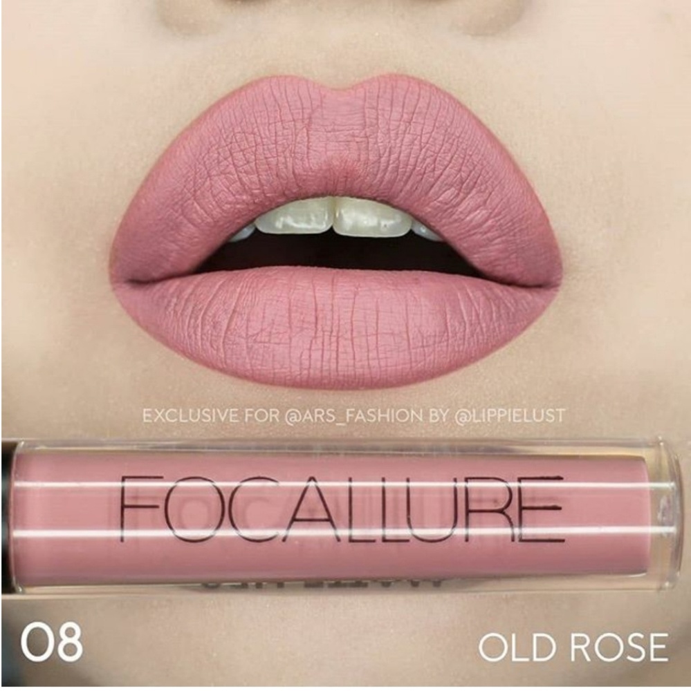 👄5@40 Focallure™ #08 Waterproof Matte Liquid Lip